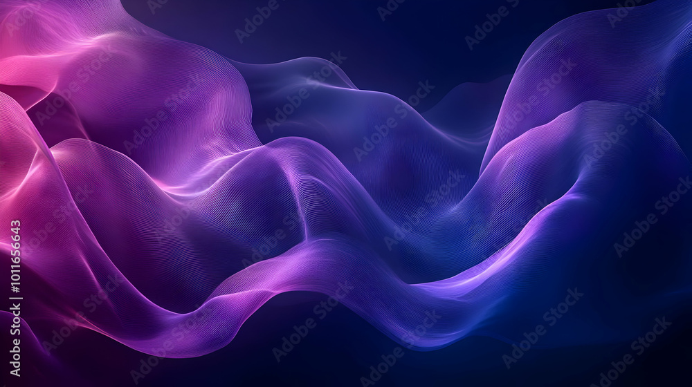 Abstract Background - Purple and Blue Wavy Lines Abstract Background - Purple and Blue Wavy Lines