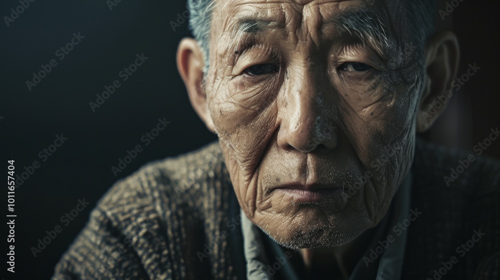 A close-up portrait showing the deep, expressive wrinkles of an elderly man's face, reflecting wisdom, experience, and the passage of time. A close-up portrait showing the deep, expressive wrinkles of an elderly man's face, reflecting wisdom, experience, and the passage of time.