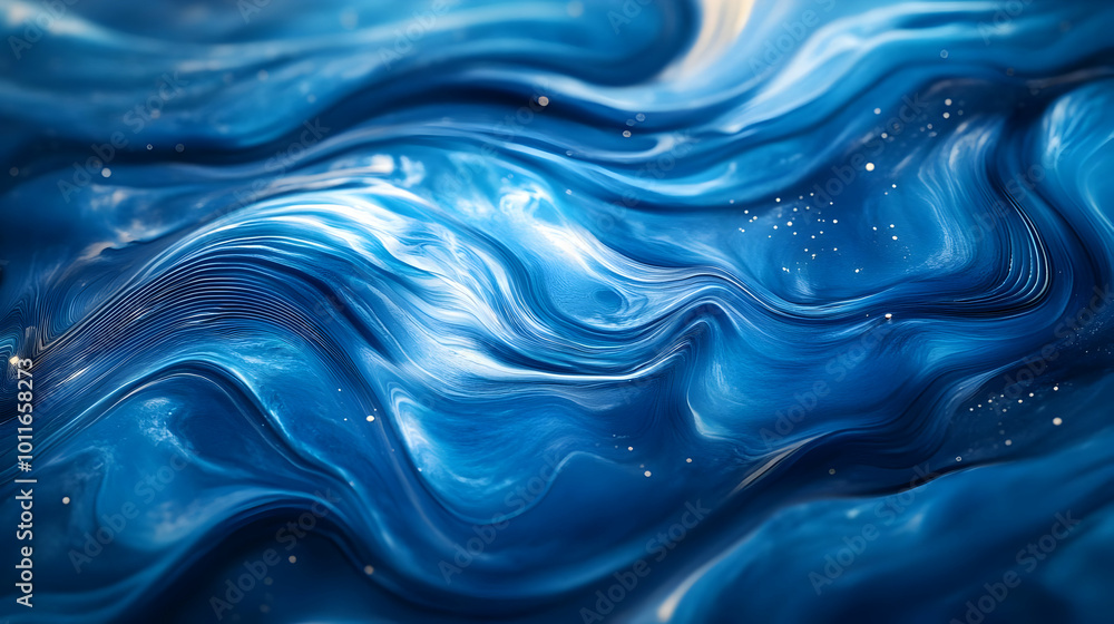 Abstract Blue Swirling Background Abstract Blue Swirling Background