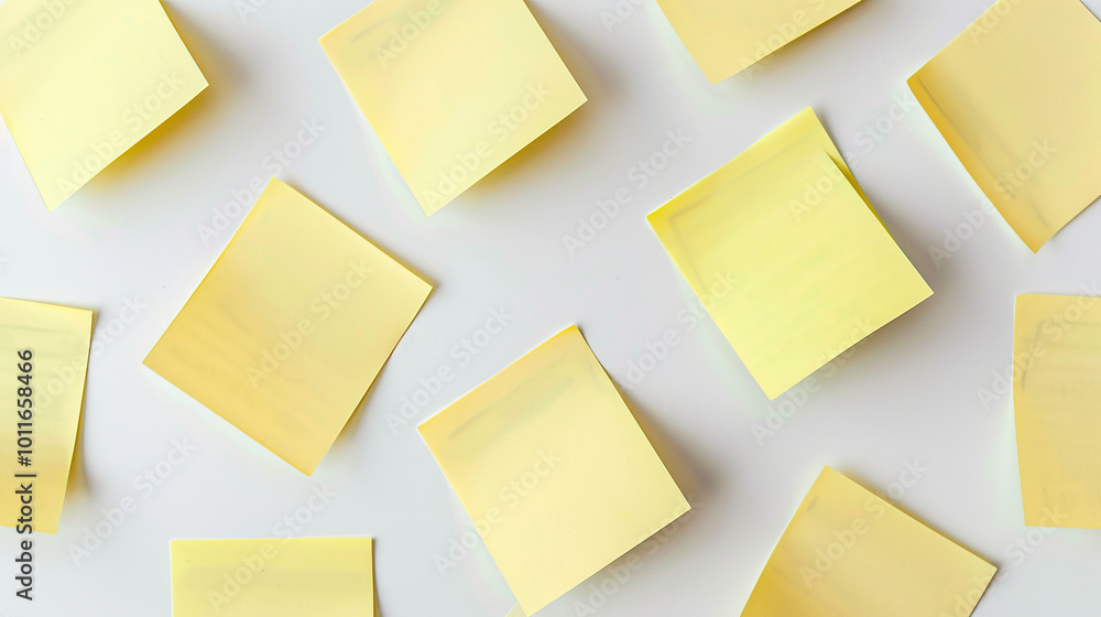 Sticky post it note paper isolated on pure white background Sticky post it note paper isolated on pure white background