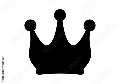 crown icon, crown silhouette, crown simple shape