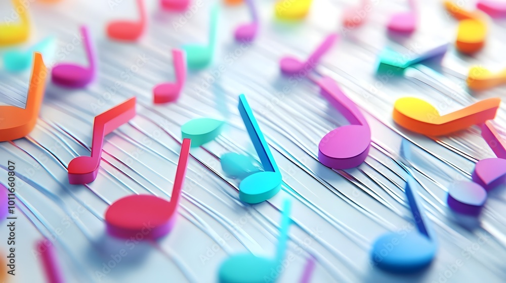 Musical notes conception. Abstract musical background with notes. Colorful music notes background. Colorful musical notes isolated on white background. Musical notes 3D render isolated on white Musical notes conception. Abstract musical background with notes. Colorful music notes background. Colorful musical notes isolated on white background. Musical notes 3D render isolated on white