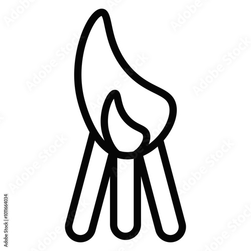 Bonfire Vector Icons