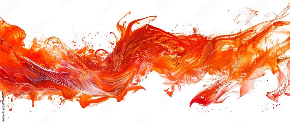 A phoenix engulfed in flames, detailed feathers, mythological theme, isolated on white background A phoenix engulfed in flames, detailed feathers, mythological theme, isolated on white background