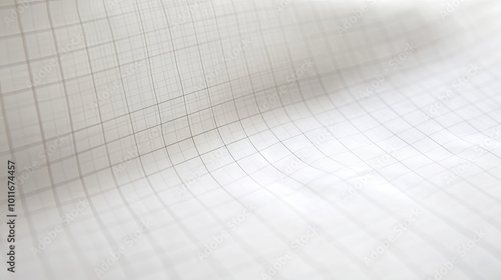 White surface featuring a fine-lined grid pattern, resembling graph paper.