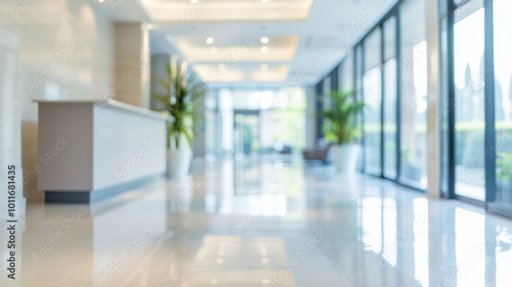A sleek, modern lobby bathed in natural light, showcasing clean lines, stylish furniture, and tranquil greenery. A sleek, modern lobby bathed in natural light, showcasing clean lines, stylish furniture, and tranquil greenery.