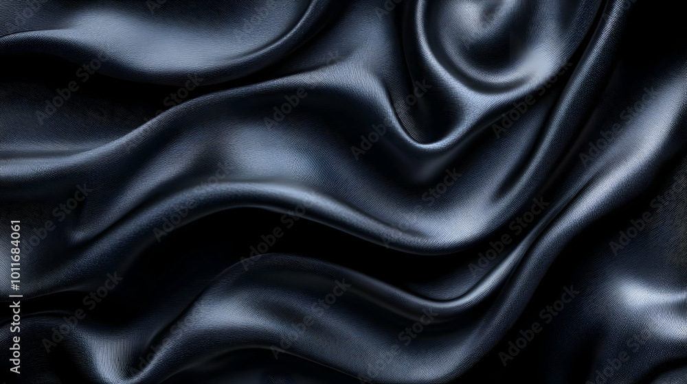 Fototapeta premium Abstract Blue Fabric Background