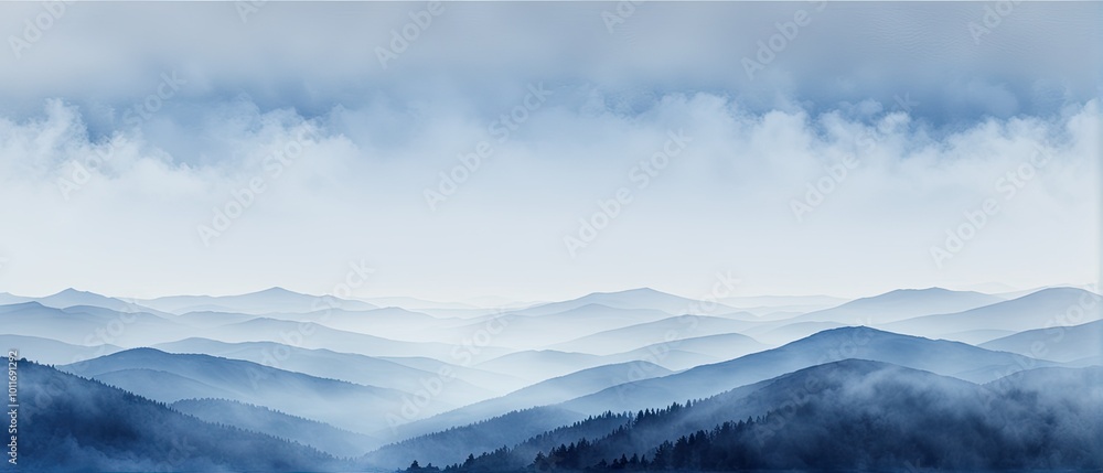 Fototapeta premium Misty Mountains