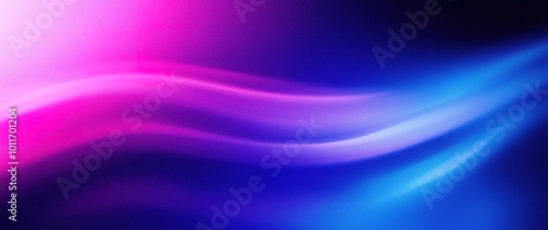 Wallpaper Mural Abstract Wavy Lines in Neon Pink and Blue - Perfect for Futuristic Designs, Cyberpunk Themes, and Electronic Music Torontodigital.ca