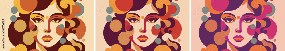 Abstract art with overlapping circles in warm tones, featuring a blurred central square, perfect for modern designs. Abstract art with overlapping circles in warm tones, featuring a blurred central square, perfect for modern designs.