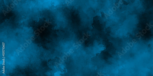  Seamless and abstract blue grunge texture with blue stains. Dark Blue background with grunge backdrop texture, Grunge frame dark blue watercolor background. 