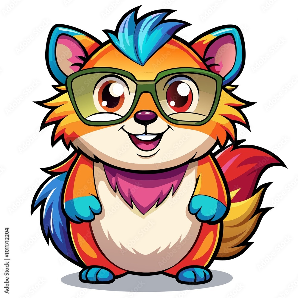 Fototapeta premium cartoon, animal, cat, lion, vector, illustration, fun, hedgehog, mammal, cute, smile, art, character, drawing, funny, baby, animals, comic, wild, isolated, humor, toy, happy, nature, icon