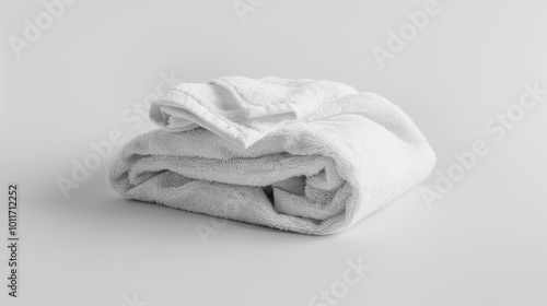 white towel