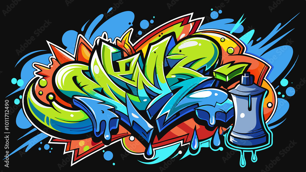 graffiti on the wall graffiti on the wall