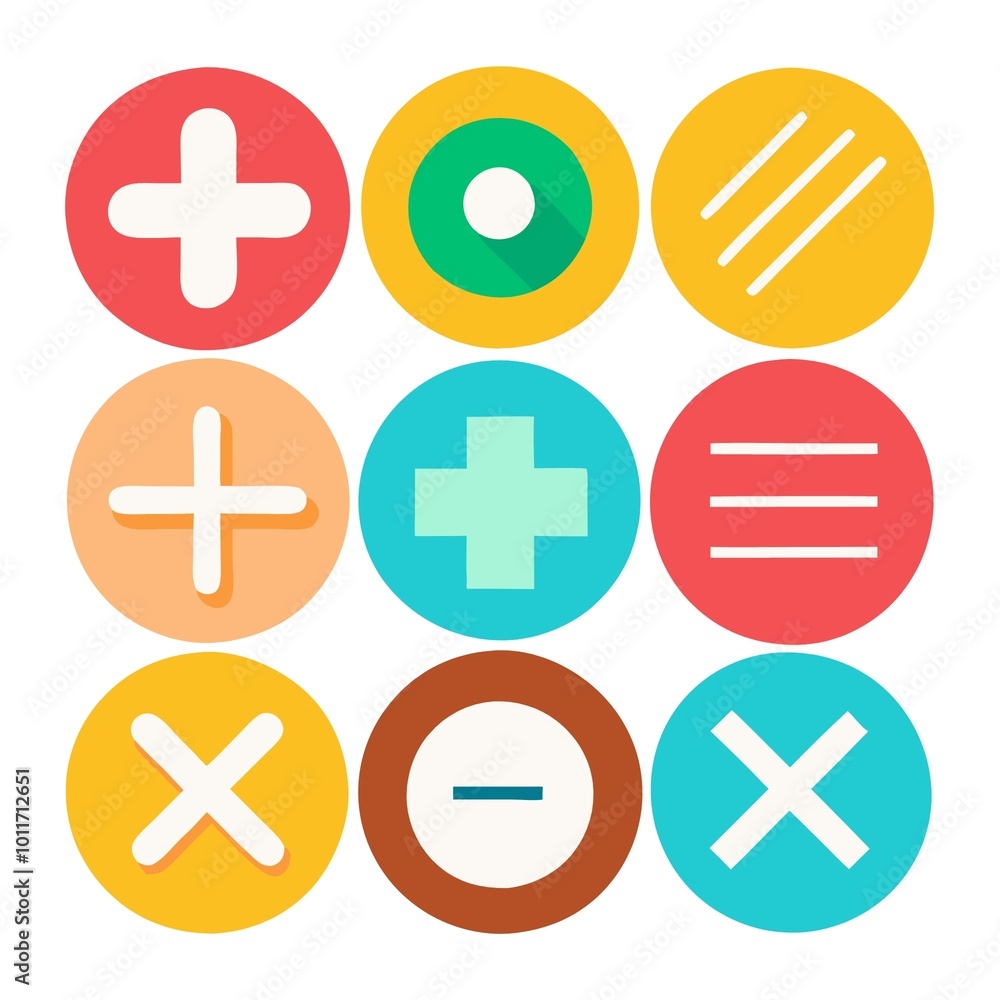 Fototapeta premium plus and minus buttons