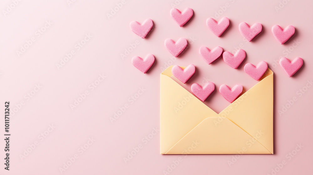 Romantic Envelope Decorated with Hearts
Romantic Envelope Decorated with Hearts