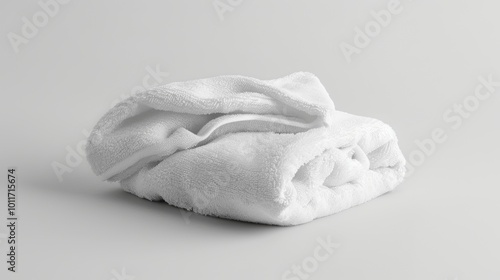 white towel