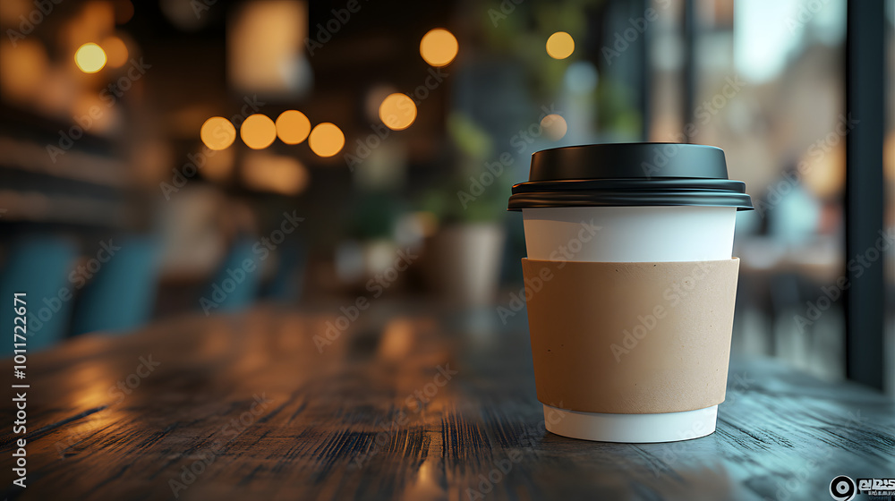 A close-up of an empty white paper coffee cup with a brown lid.
A close-up of an empty white paper coffee cup with a brown lid.