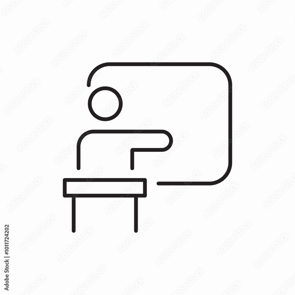 training presentation icon sign vector training presentation icon sign vector