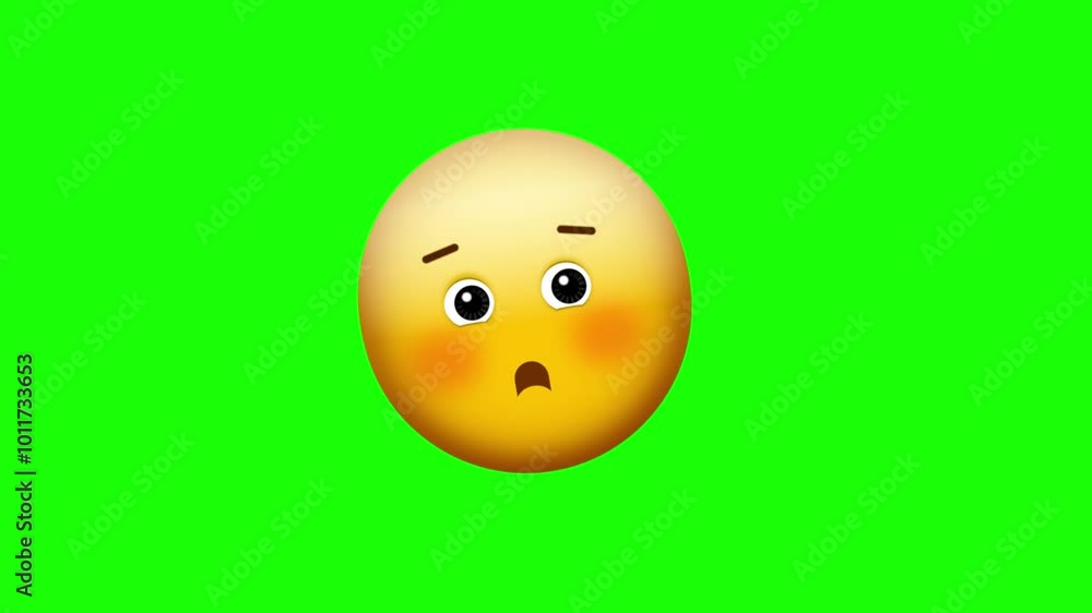 Animated colorful funny face emoji background Animated colorful funny face emoji background