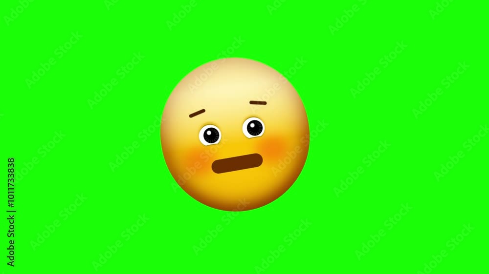 Animated colorful funny face emoji background Animated colorful funny face emoji background