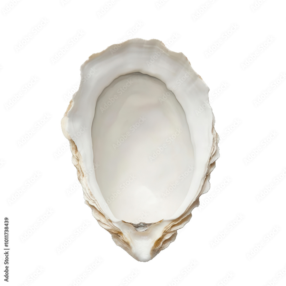 Oyster shell on transparent background Oyster shell on transparent background