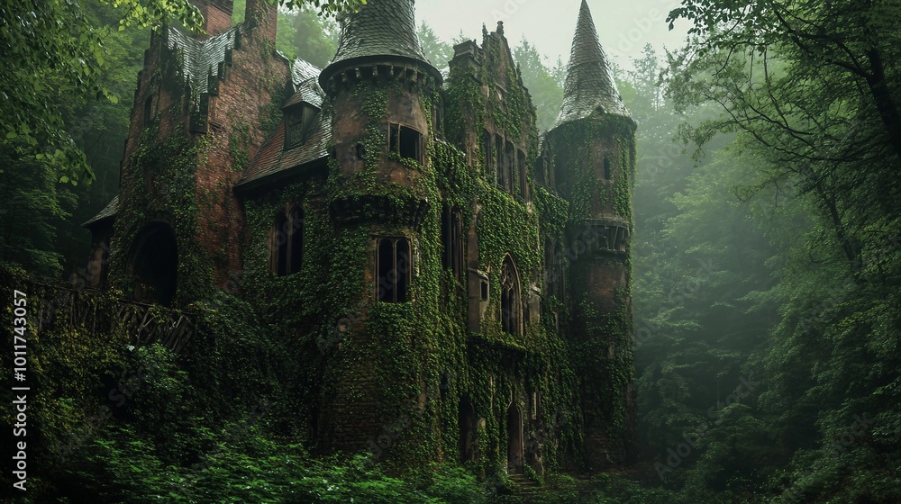 A neglected fortress amidst the forests of Germany A neglected fortress amidst the forests of Germany