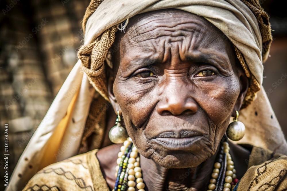 very poor African woman very poor African woman