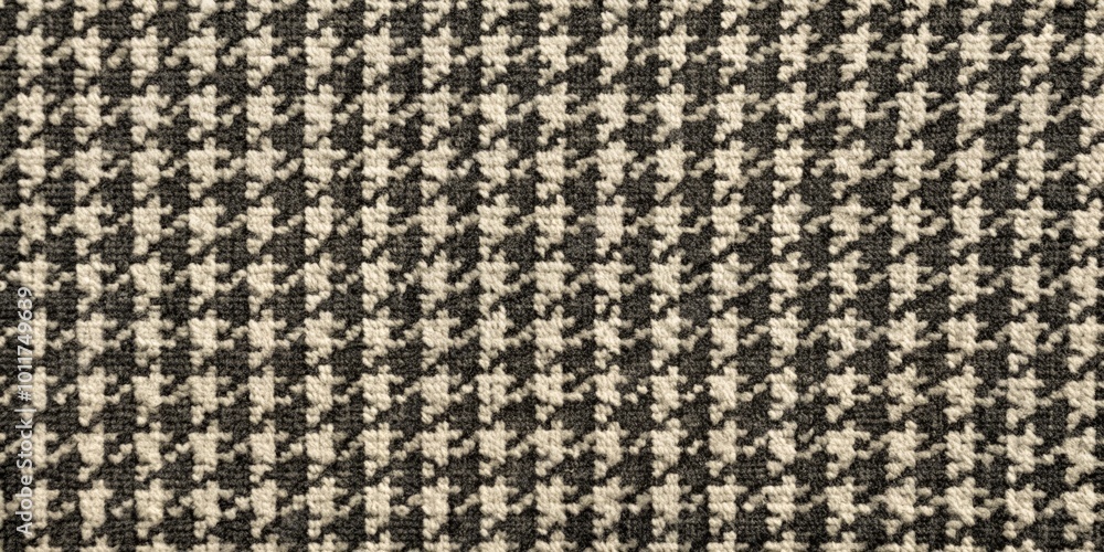 Black and White Houndstooth Knit Fabric Texture, fabric texture, houndstooth, textile Black and White Houndstooth Knit Fabric Texture, fabric texture, houndstooth, textile