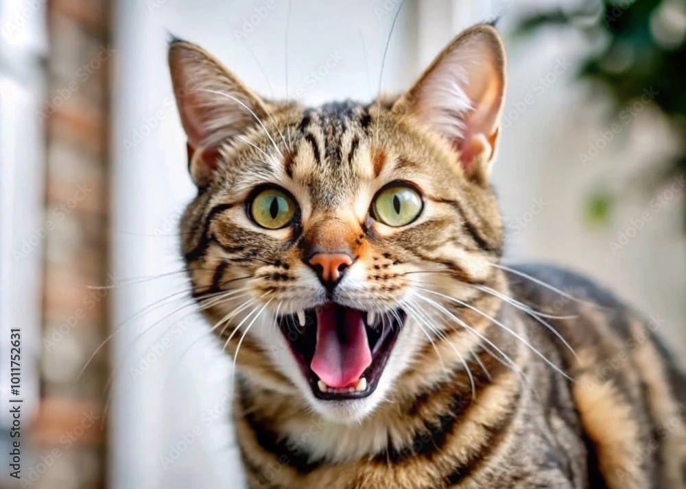 angry cat funny exiting expression angry cat funny exiting expression