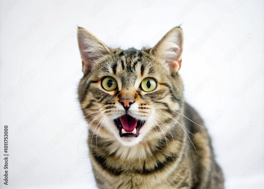 angry cat funny exiting expression angry cat funny exiting expression