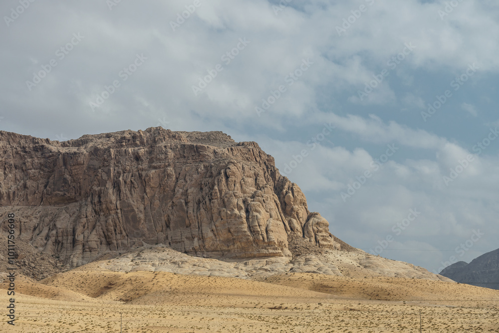 Wadi Rum landscape, Aqaba, Jordan Wadi Rum landscape, Aqaba, Jordan
