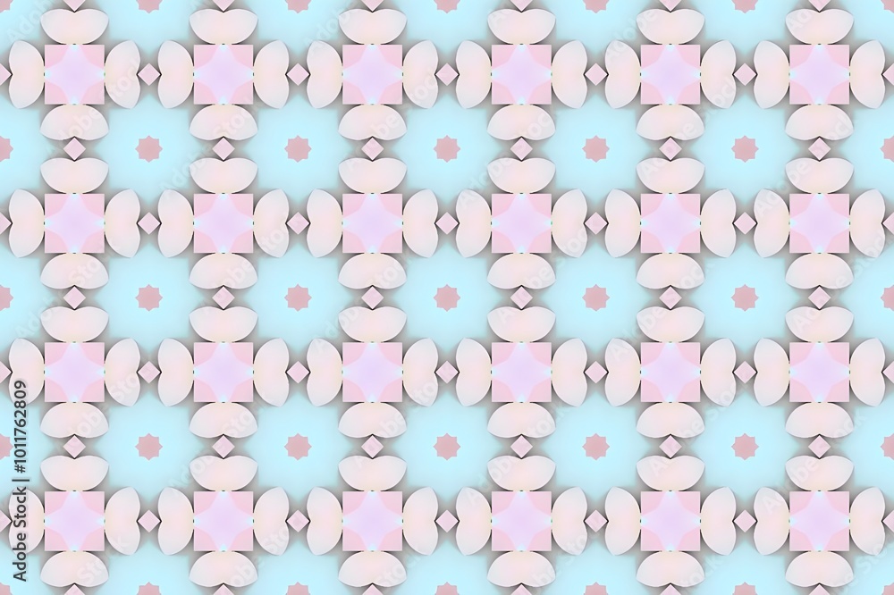 Symmetric abstract seamless wallpaper for artistic decor Symmetric abstract seamless wallpaper for artistic decor