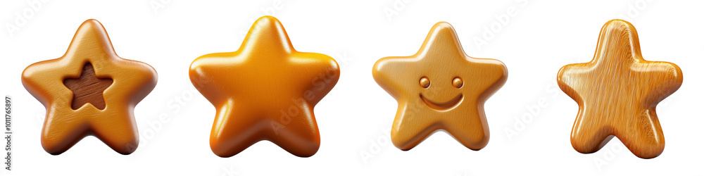 wooden meeple icon 3D effect minimal and simple isolated on white and transparent background