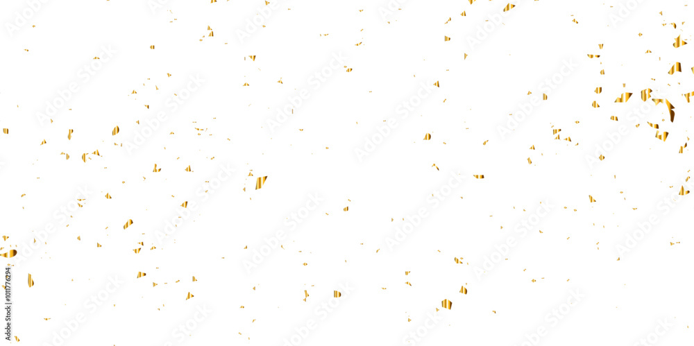 Abstract golden confetti falling down bokeh glitter and zigzag ribbon on transparent background. Design for holyday and celebration background. Vector illustration. Abstract golden confetti falling down bokeh glitter and zigzag ribbon on transparent background. Design for holyday and celebration background. Vector illustration.