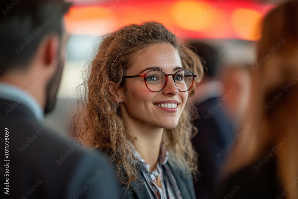 Business people interacting in conference room, Generative AI Business people interacting in conference room, Generative AI
