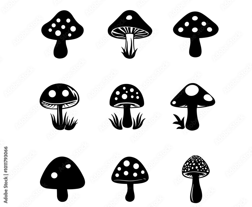 High-quality mushroom silhouette vector illustration perfect for nature-themed designs black and white clean and simple design ideal for digital art and clipart.
High-quality mushroom silhouette vector illustration perfect for nature-themed designs black and white clean and simple design ideal for digital art and clipart.