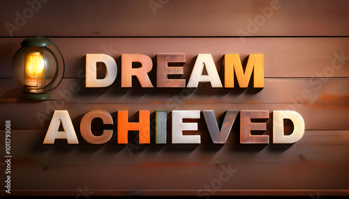 Dream Achieved Word