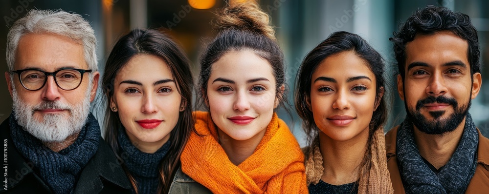 People Face Headshot Collage, Generative AI People Face Headshot Collage, Generative AI