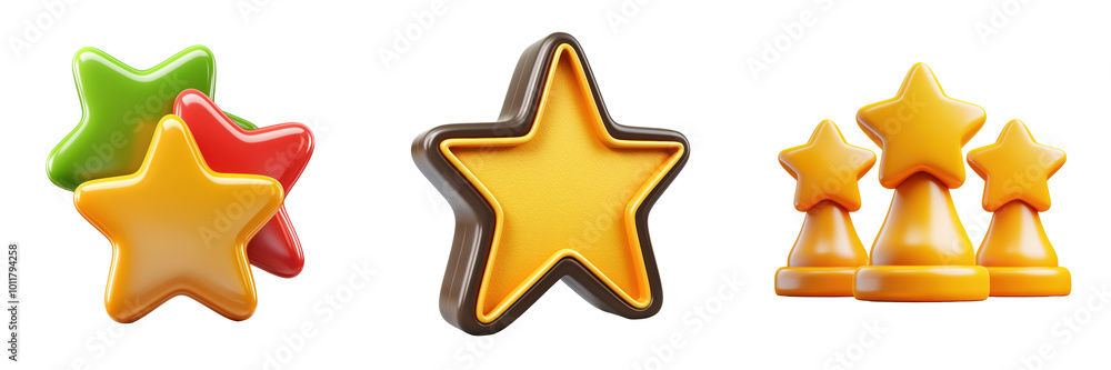 victory points icon 3D shape modern and clean isolated on white and transparent background victory points icon 3D shape modern and clean isolated on white and transparent background