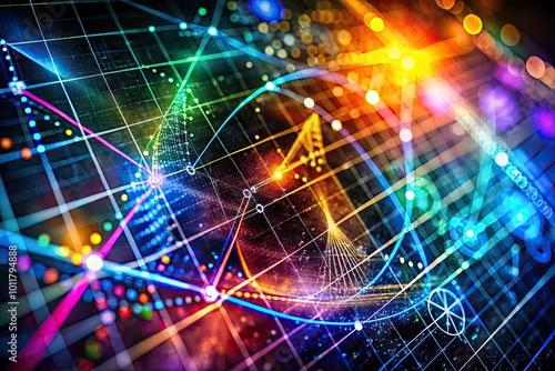 Abstract representation of calculus concepts featuring graphs, equations, and mathematical symbols