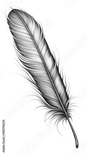 PNG Quill feather drawing sketch lightweight.