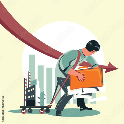 The boss bore the heavy burden of the company heading towards bankruptcy, declining productivity, and financial credit pressure