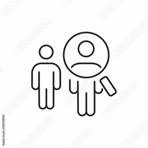 human search icon sign vector