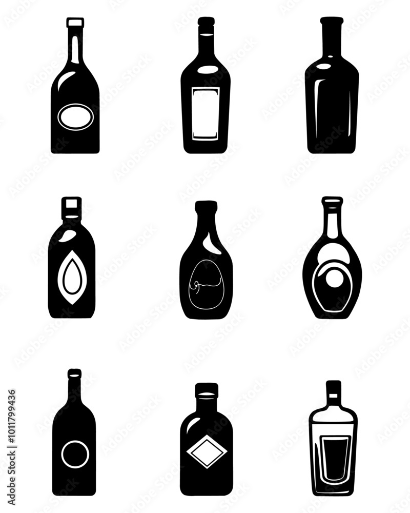 Set Beer bootles logo vector illustration. Emblem design for bar, club and grill. Octoberfest
Set Beer bootles logo vector illustration. Emblem design for bar, club and grill. Octoberfest