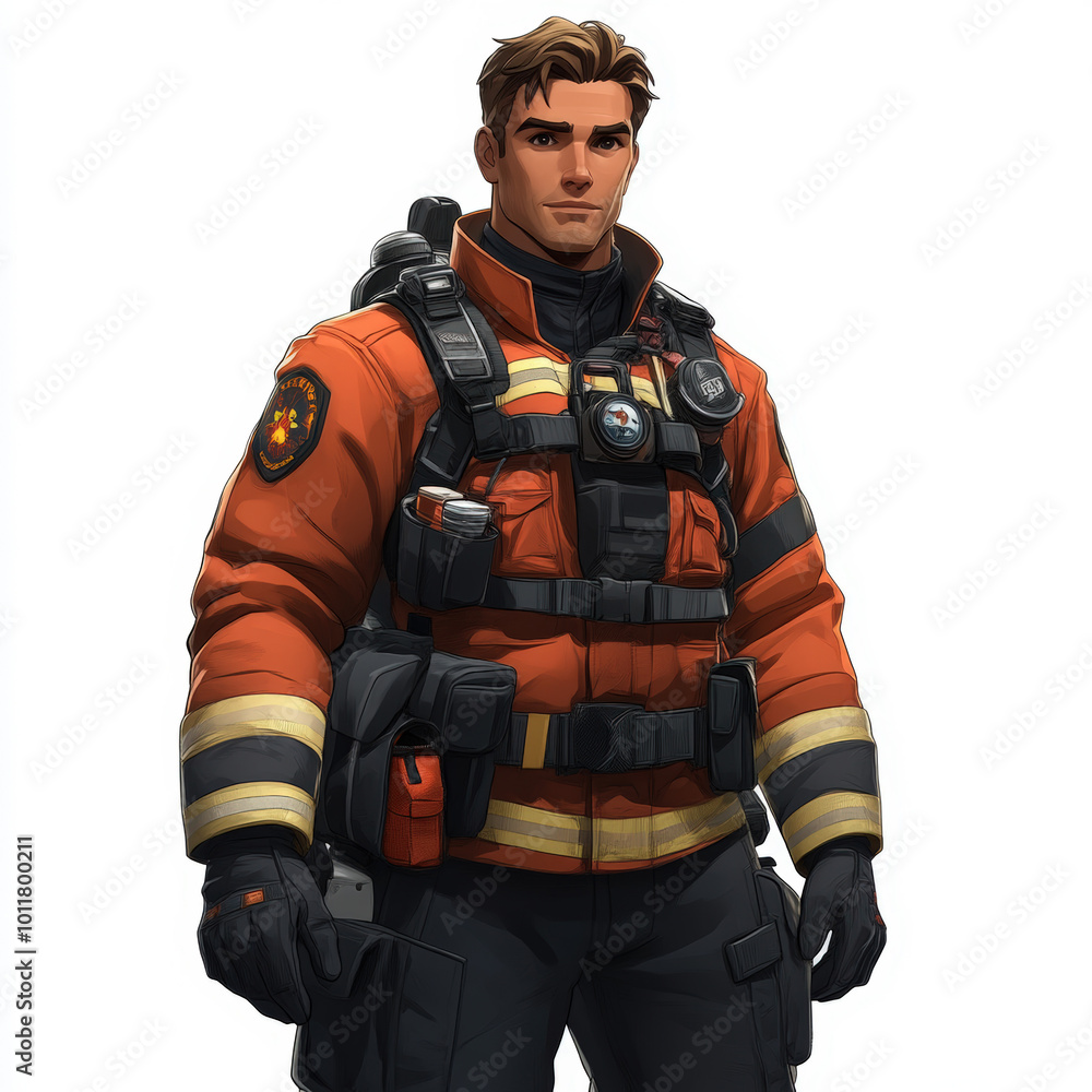 Fire Marshal Hero in Cartoon Style with Comics Influence
Fire Marshal Hero in Cartoon Style with Comics Influence