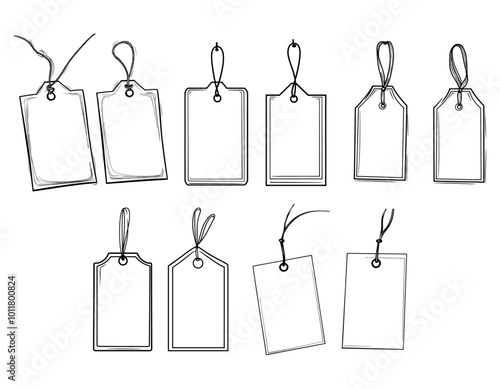 Isolated hang label design
