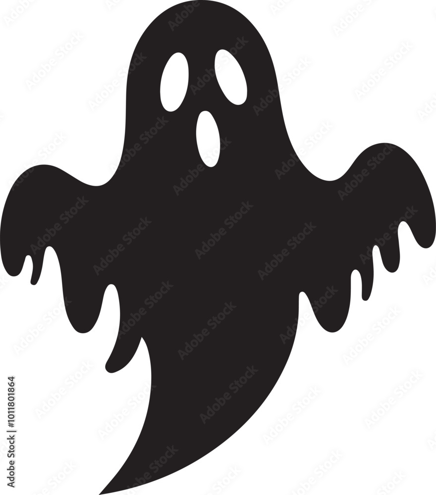 A scary spooky night halloween festival haunted house ghost vector art flat design illustrations A scary spooky night halloween festival haunted house ghost vector art flat design illustrations