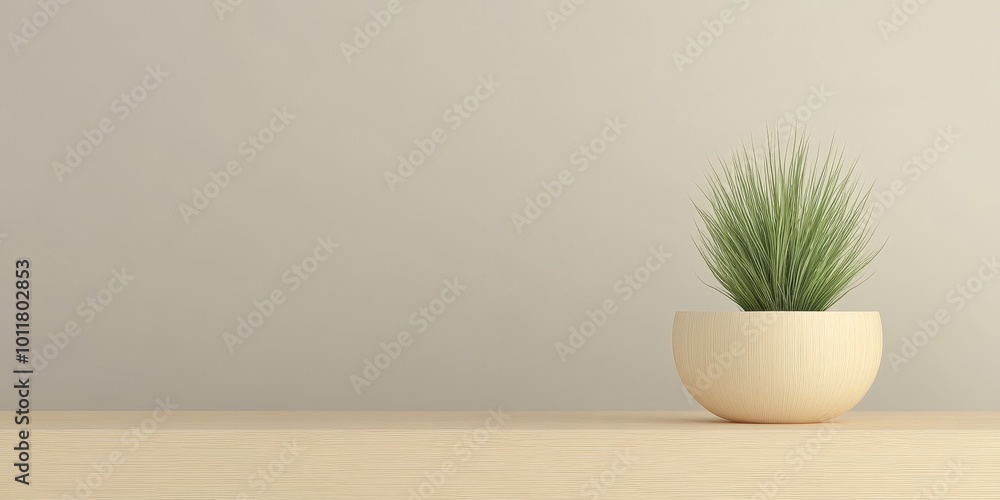 Minimalist Wood Table Aesthetic: Create an image of an empty wooden table with a single decorative item, like a potted plant or candle, emphasizing the beauty of minimali Minimalist Wood Table Aesthetic: Create an image of an empty wooden table with a single decorative item, like a potted plant or candle, emphasizing the beauty of minimali