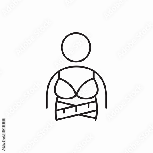 female body icon sign vector